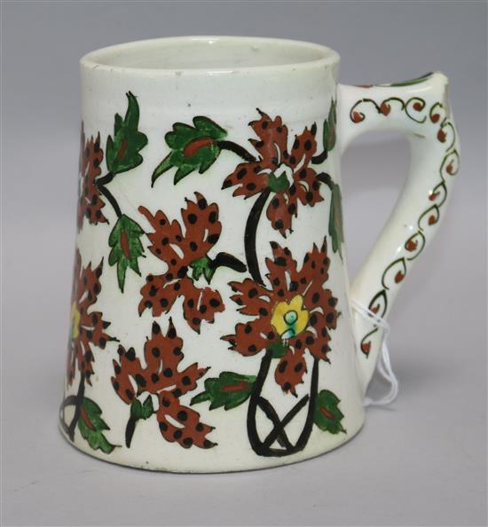 A Kutahya pottery mug